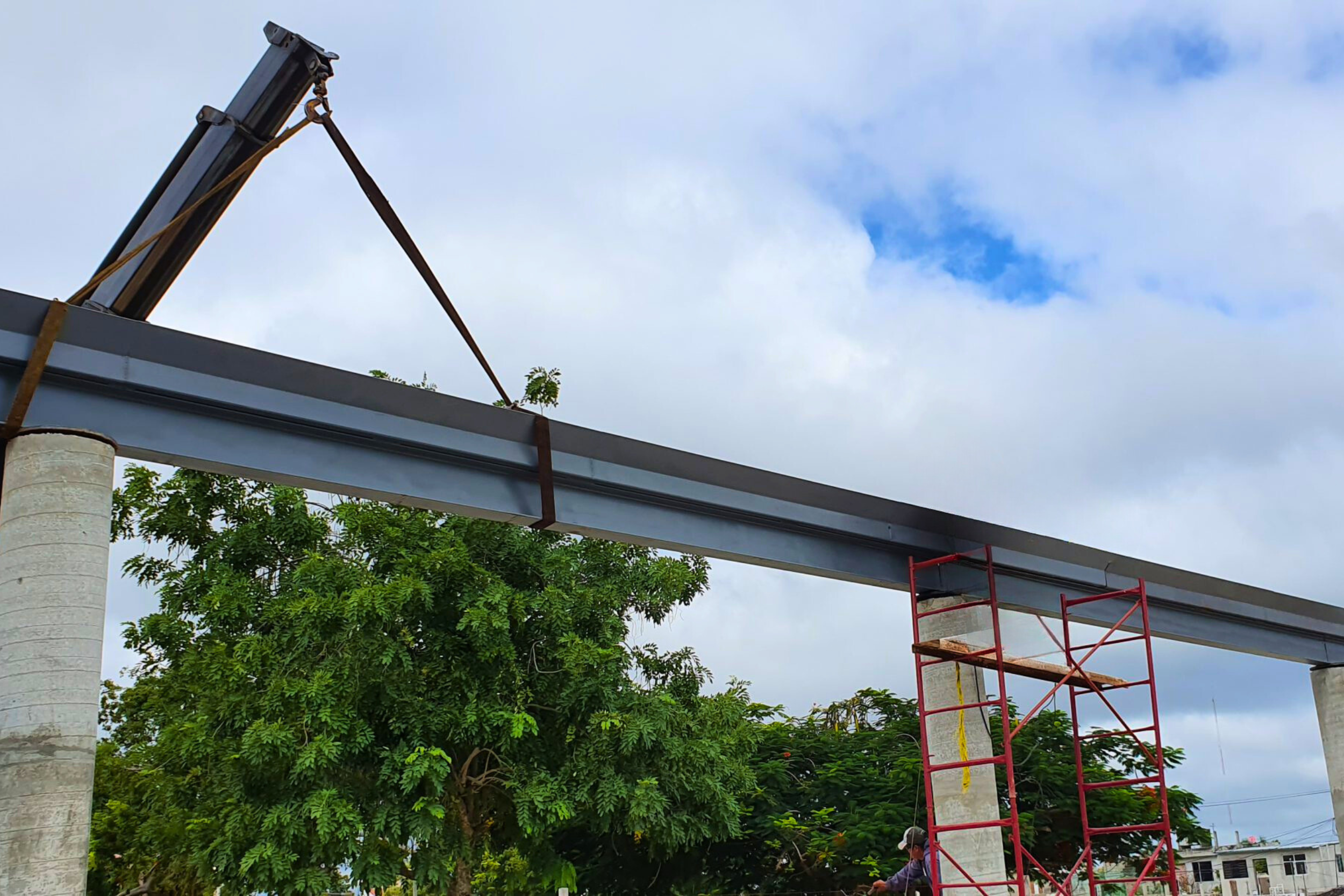 Estructura de arcodomo modular y adaptable